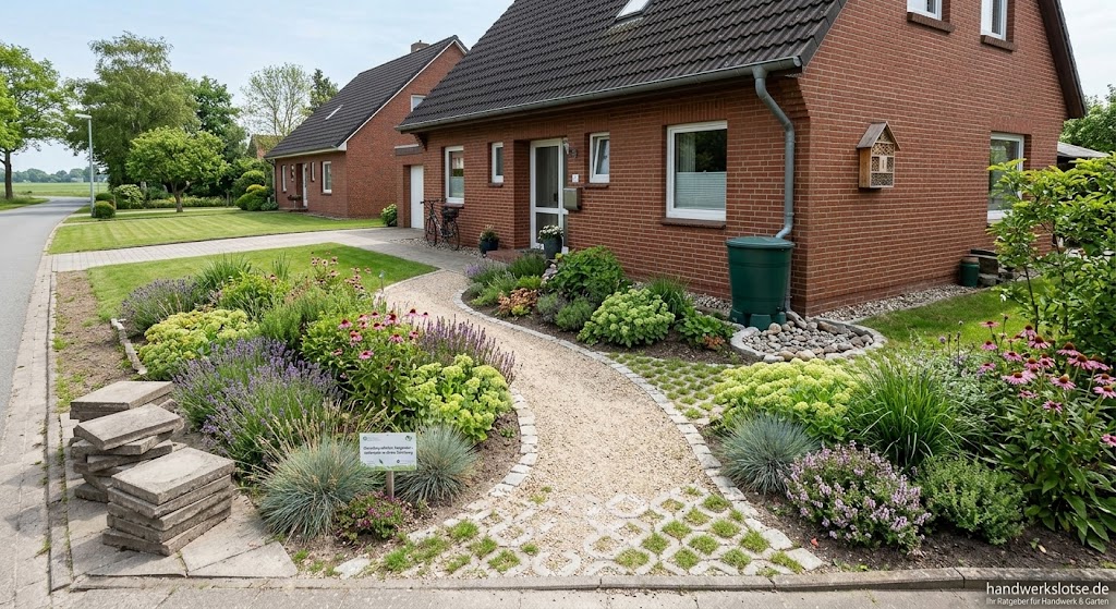 Professionelle Gartengestaltung Kreis Steinburg Vorgarten entsiegeln