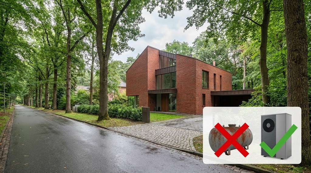 Villa in Reinbek am Sachsenwald mit Erdwärme statt Öl