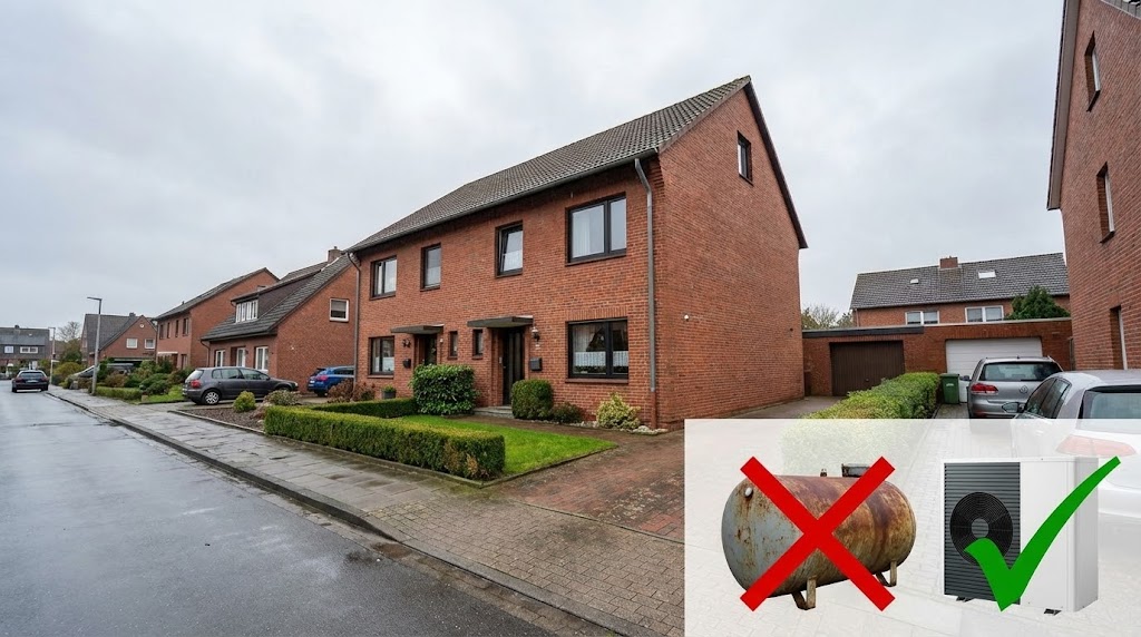 Reihenhaus in Elmshorn saniert mit Erdwärme