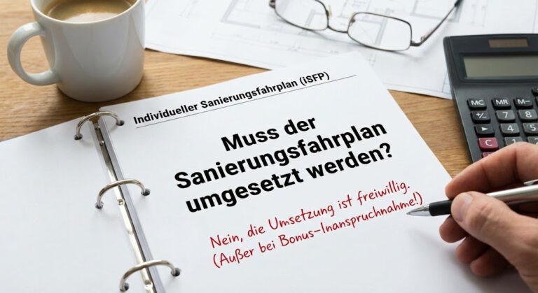 Muss der Sanierungsfahrplan umgesetzt werden? Pflichten & Fakten