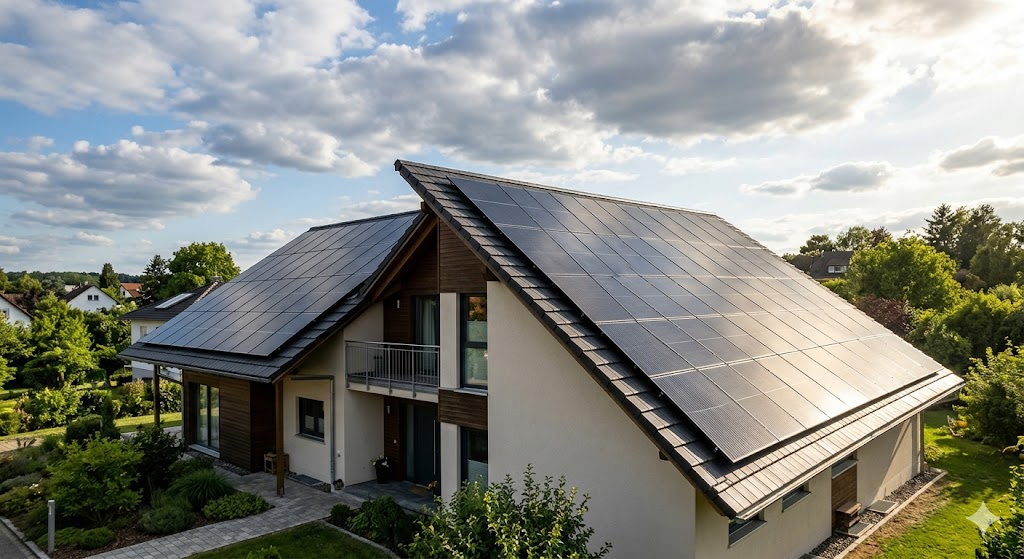 Ost-West-Ausrichtung bei Photovoltaik