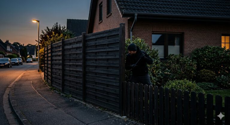Gartenzaun Einbruchschutz: Der gefährliche Sichtschutz-Irrtum