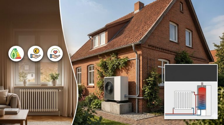 Wärmepumpe im Altbau ohne Fußbodenheizung