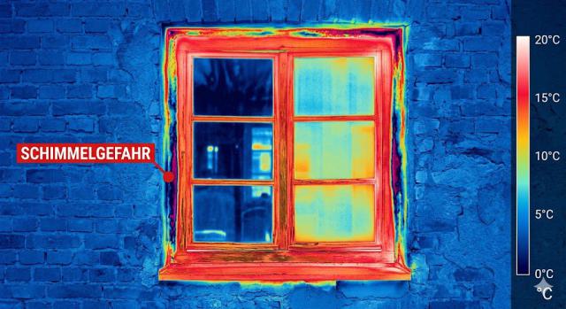 Thermografie Fenster Schimmel vermeiden im norddeutschen Klima