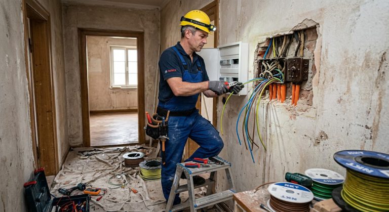 Stromleitungen erneuern im Altbau. Wann müssen diese erneuert werden?