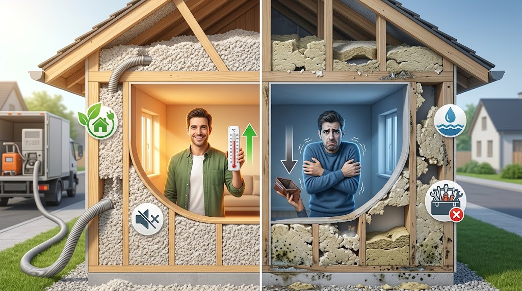 Einblasdämmung Kreis Segeberg Vor- und Nachteile