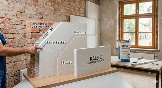 Innendämmung Außenwand – Aufbau und Schichtfolge