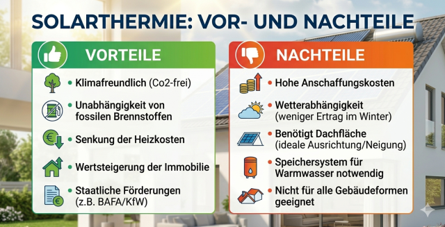 Solarthermie: Vor- und Nachteile im ehrlichen Überblick – lohnt sich die Investition wirklich?