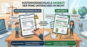 Kostenvoranschlag oder Angebot: Was für Sie wirklich zählt