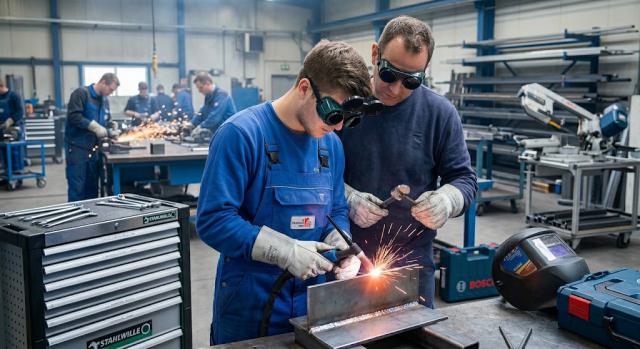 Ausbildung Metallbauer 2026: Gehalt, Ablauf & Karriere in Schleswig-Holstein