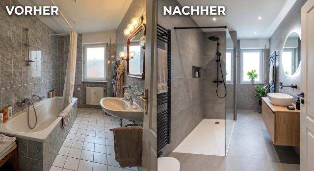 Badewanne zu einer begehbaren Dusche umbauen. Das kommt auf Sie zu. Preise und Förderungen