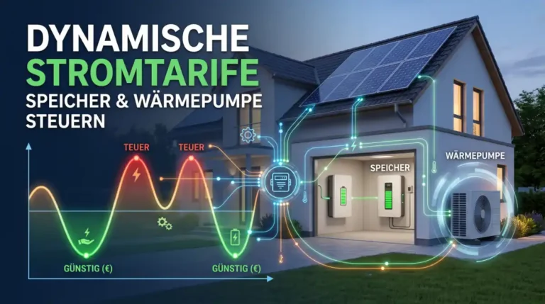 Dynamische Stromtarife: Speicher und Wärmepumpe steuern