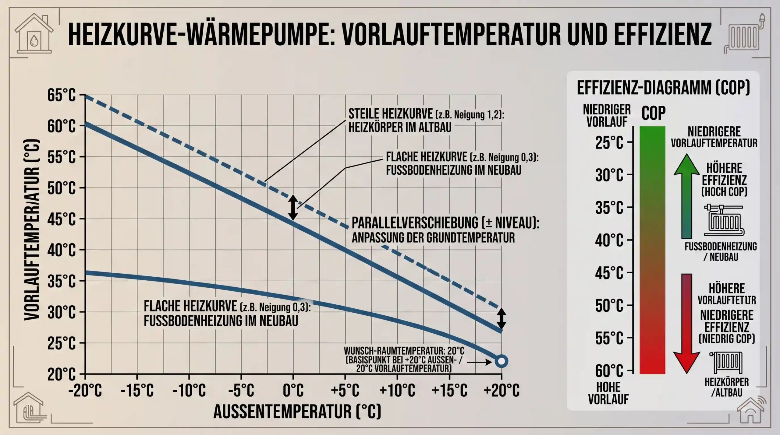 Wärmepumpe Vorlauftemperatur Altbau Schleswig-Holstein