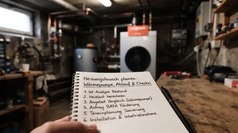 Heizungstausch planen mit Wärmepumpe im Altbau