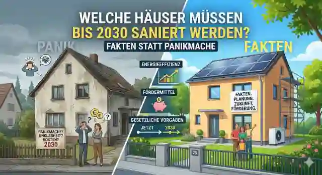 Sanierungspflicht bis 2030: Welche Häuser wirklich betroffen sind
